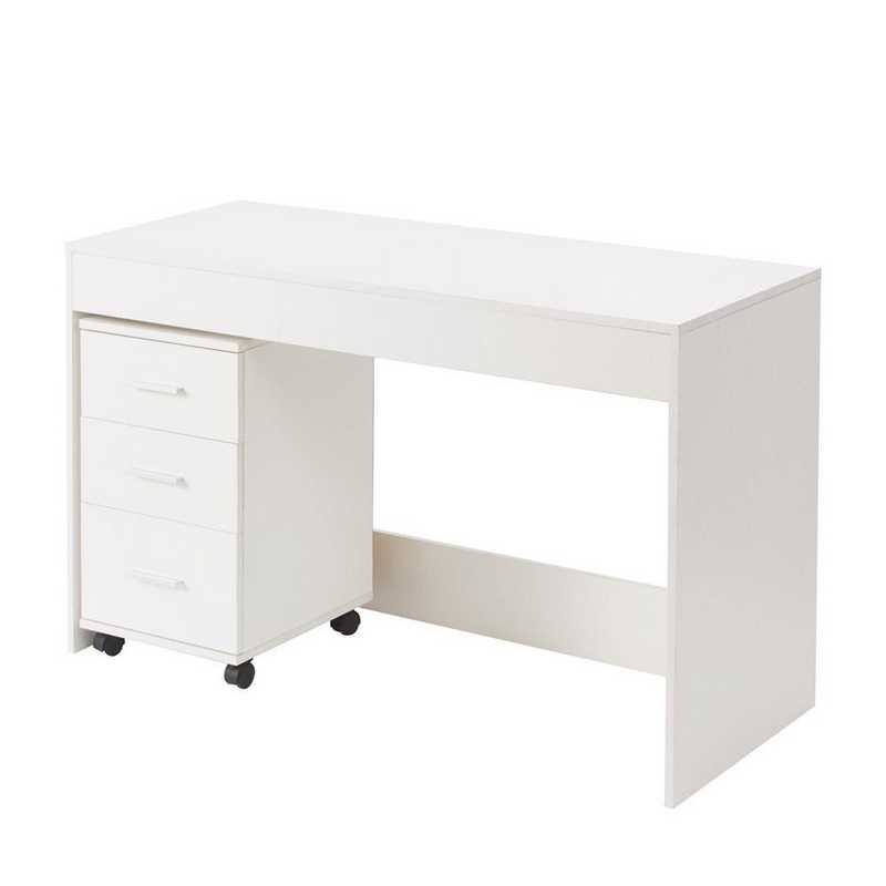 Yak About It Simple Style Dorm Work Desk Includes 3 Drawer Unit