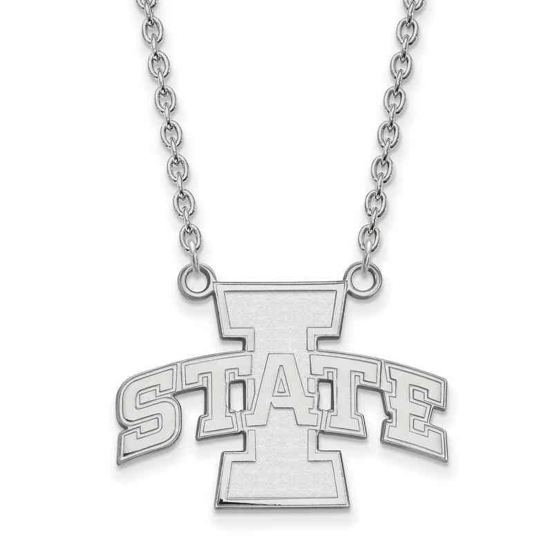 Collegiate Iowa State University Sterling Silver LogoArt Iowa State University Large Pendant