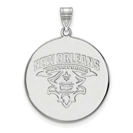 Sterling Silver w//GP LogoArt Alpha Delta Pi XS Pendant Sterling Silver